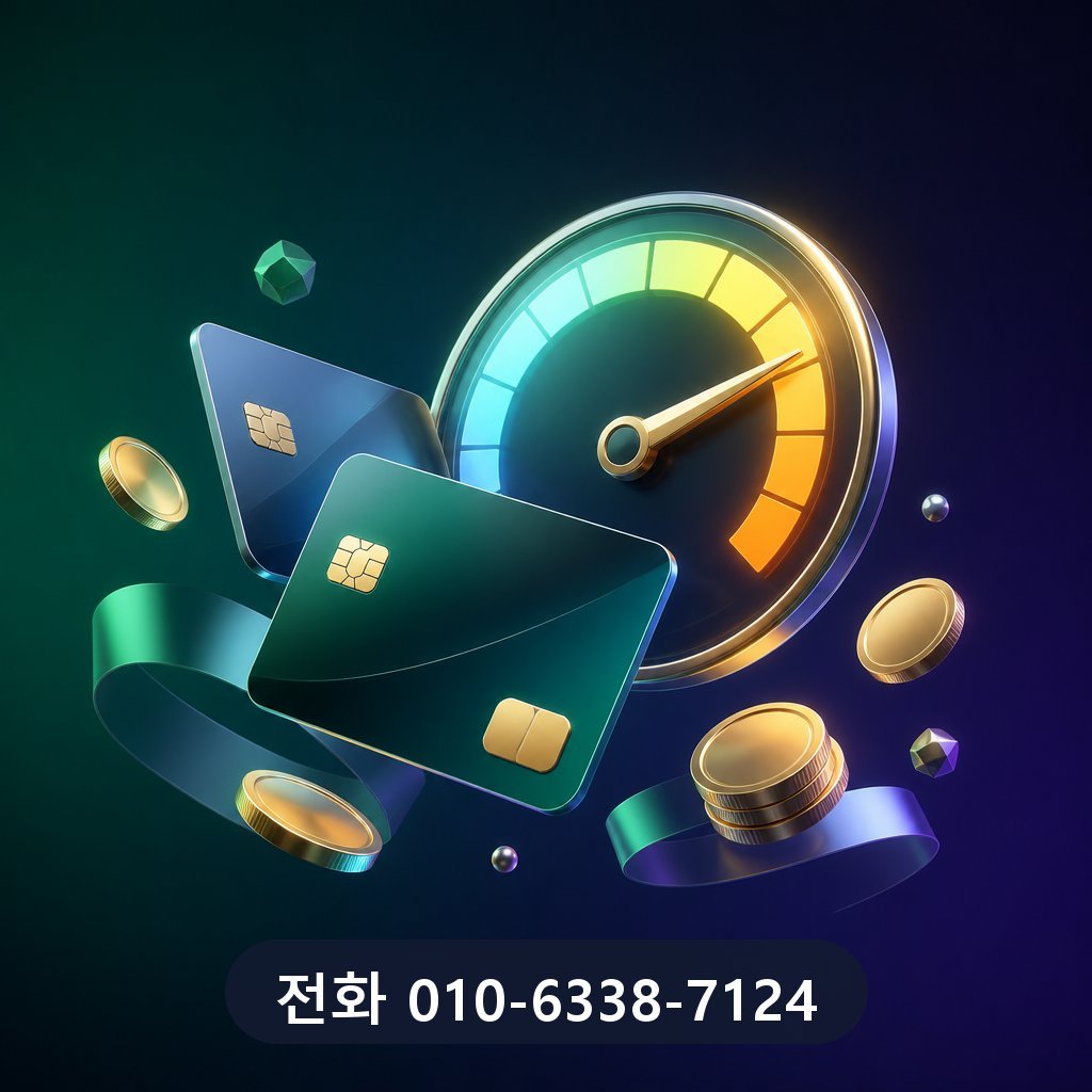 신용카드 잔여 현금화 대표 이미지 · 문의 010-6338-7124